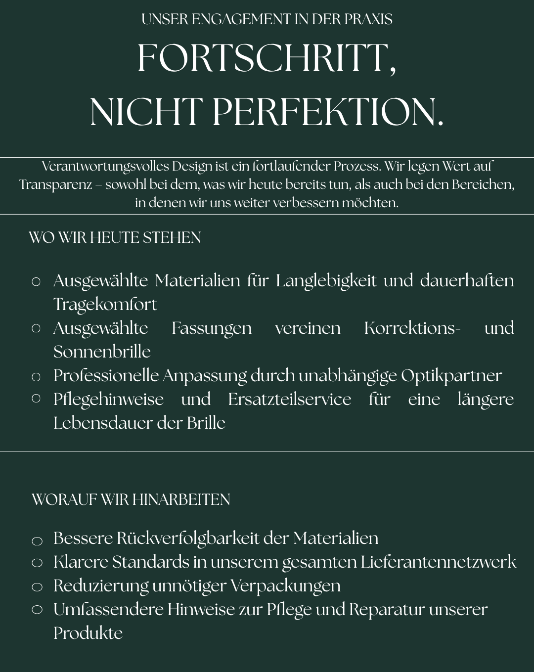 Fortschritt, nicht Perfektion: wo SOSSA heute bei der Nachhaltigkeit steht und die nächsten Ziele