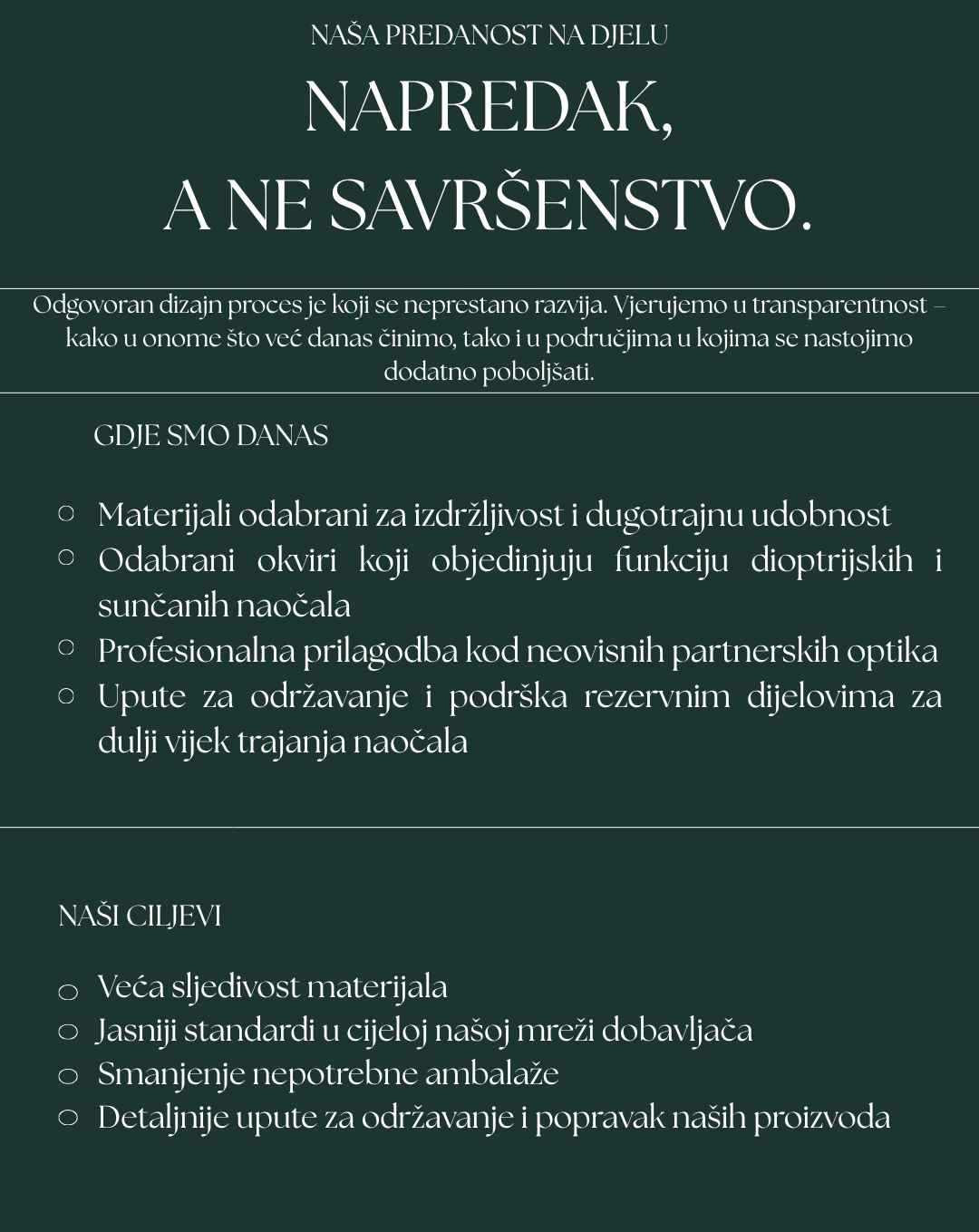 Napredak, a ne savršenstvo: gdje je SOSSA danas u održivosti i koji su sljedeći ciljevi